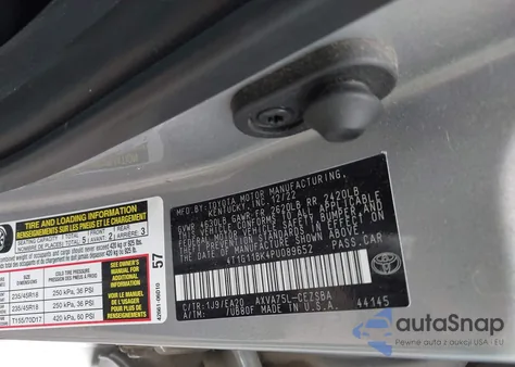 2023 Toyota Camry Se Awd from USA, damaged, VIN 4T1G11BK4PU089652